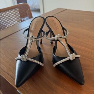 Schutz Leather Heels Size 7